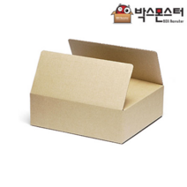 박스몬스터 택배박스 A형 강A골 로타리 J-80 600 x 500 x 300 mm, 연갈색, 20개