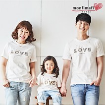 몽피마피 내츄럴러브 패밀리 반팔