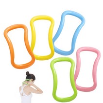 아이니몰 요가 젠링 종아리마사지 요가기구 필라테스링 8색상, 핑크