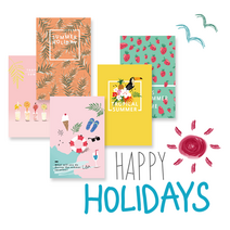 모두카피 여름엽서 일러스트엽서 이미지엽서 인테리어엽서 봉투포함 60장set SM-01, opp비닐봉투(카드봉투대체)