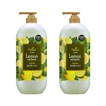 온더바디 더 내추럴 바디워시 레몬버베나 향, 900g, 900ml, 2개