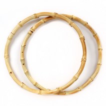 마마니트 대나무링 가방손잡이 2개1쌍, 소(지름 17cm)