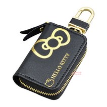 헬로키티 차량용 스마트 키 커버(블랙앤골드)(일) 866234
