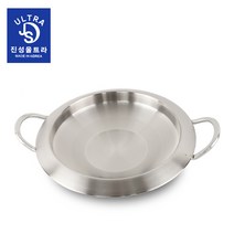 진성울트라 통3중 냄비 인덕션 가스 전기렌지 사용가, 그레이, 통3중 부대전골냄비 28cm