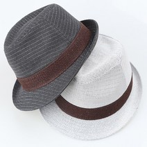 누리글로벌 모던 페도라 남자 중절모 여름모자