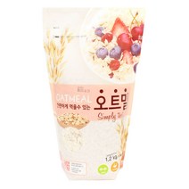 상세페이지참조 간편식 건강 오트밀 1.2kg, 단품