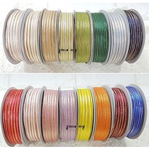 도매리본-40야드)3mm 양금사리본1롤/한복방향제재료, 주황 40야드 1롤