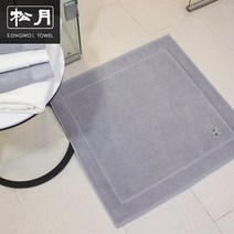 송월타월 호텔컬렉션 클래식 발매트68, 연회색