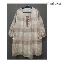 마후쿠 아사면 큐티 롱블라우스ab4814