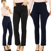 하랑이플 신상품 국산 강연부츠컷 여성 빅사이즈바지(66~120까지) 9부 스판바지