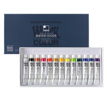 신한 전문가용 수채물감 13색 7.5ml, 신한전문가용수채화물감-13색