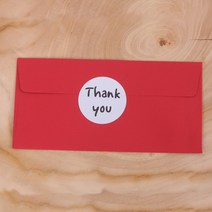 룰루데이 용돈봉투 경조사 현금 상품권봉투 사이즈 17.5*8.5cm 두께 120g, 진홍, 1매