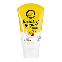 아모레퍼시픽 아모레 해피바스 훼이셜 요거트폼 촉촉 120ML 폼클렌징, 120g, 1개