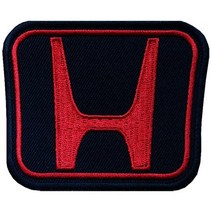 예스와펜 D745 - HONDA_혼다 로고 블랙 마크 패치 와펜