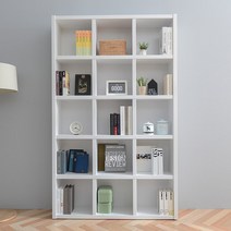 [3천원 즉시할인]장인가구 세이 1200 5단 오픈책장A, 화이트