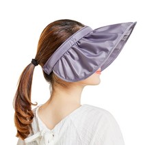 넓은챙 썬캡 프라햇 돌돌이 모자