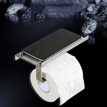 SUS 304 스테인레스 욕실 화장실 휴지걸이 선반형, 로즈골드, 1개