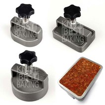 FISCHER-BARGOIN SAS 프랑스 피셔바고인 햄버거 패티 프레스 패티만들기 떡갈비틀 원형, 1개