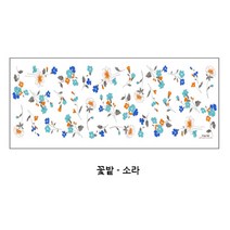콘도라 롱가제스카프손수건 직사각손수건 꽃그림스카프 빅사이즈 두겹 등산 두건