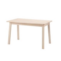 이케아 NORRAKER 노로케르 대형테이블125cm/식탁/책상, 화이트자작나무_703.624.65