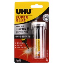 UHU 순간 접착제 컨트롤 3g, 1개입