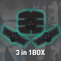 장바9니 [정품] 풀세트구성 EMS 저주파 운동기 복근팔뚝허벅지, ems운동기풀세트