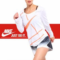 나이키 정품 우먼 프랙티스 코트로고 롱 [84 4826-100] 나이키여성긴팔티