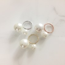 미미샵 더블진주 스카프링(3color)
