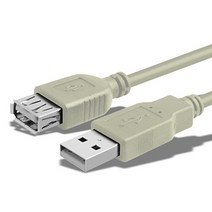 USB 2.0 연장케이블 USB AM-AF 각종 USB케이블 길이 연장용 선 05M~10M 323607, 1개, 2m