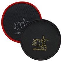 히트웨이브 마이크로화이버 원형 볼타월 볼링용품 볼링악세사리, 레드