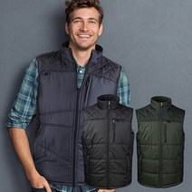 제이케이룩 DZ웜밀론 아웃도어 패딩조끼 방한작업복 남자등산복