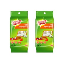 3M 스카치브라이트 대형 테이프클리너 리필(2+1입), 2개