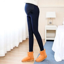 마더라이크 JS.9460스판밍크바지- 융 털 임부복 바지 스키니 겨울