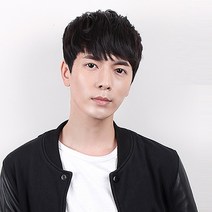 가발닷컴 남자가발 정수리탈모 인모 부분가발 투블럭위그 12종, 7. 내츄럴볼륨펌 L사이즈 자연검정, 1개