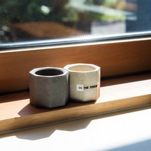 온더콘크리트 다육이 미니화분, 스모키블랙
