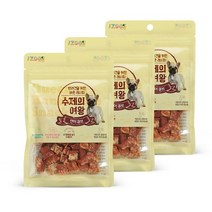 수제의여왕 강아지 간식, 연어큐브, 3개