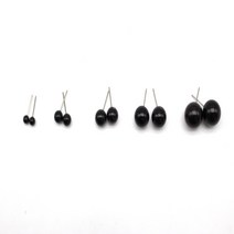 홈데코 인형 눈 (2개-1SET) DIY 공예 니들펠트 만들기 부자재 인형눈, 6mm