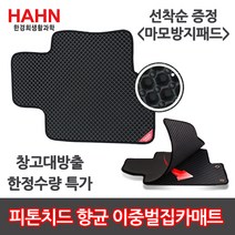 한경희생활과학 자동차 카매트 이중 벌집 전좌석 풀세트 친환경향균 창고방출행사 **마모방지패드 품절**, 더뉴아반떼MD 2013.08~2015.08, 현대, 현대
