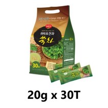 은진유통)광야식품 시리얼 귀리 쑥차 20g x 30T, 30개입, 1개