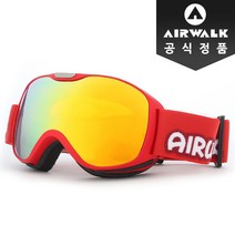 에어워크 정품 스키 보드 주니어 고글 AW-900 WT, AW-900 RD