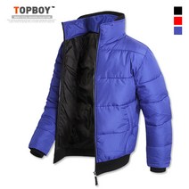 탑보이 심플 시보리 패딩점퍼 DB031