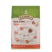 도그랑 훼미리 양고기와 쌀 애견사료, 3kg, 1개, 3kg, 1개