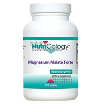 Nutricology 마그네슘 말레이트 포르테 타블렛, 120개입, 1개