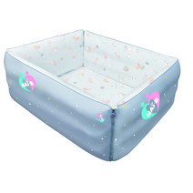 나이비 공기주입식 소형 유아범퍼침대(그레이)