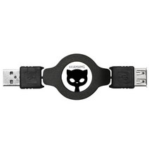 미스터마켓 암 수 연장 대왕 릴케이블 120CM USB 데이터 커넥터 충전 케이블