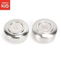 원리빙 이중스텐공기 밥그릇 업소용공기 유광 샤틴, 원리빙 이중스텐공기-샤틴