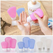 코엔라이프 실리콘 공병 여행용 샴푸 린스 공병, 1개, 화이트89ml