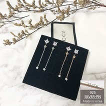데일리와이 [925실버핀] 리사 드롭 귀걸이