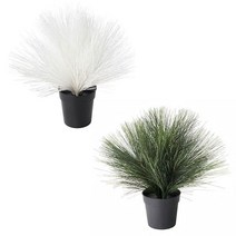 이케아 FEJKA 페이카 인조식물+LED 배터리식, 그린