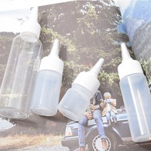 [캔들이케아] 뾰족 캡 투명 플라스틱 리필용기, 1개, 100ml